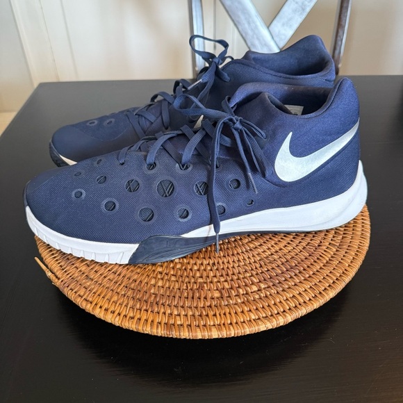 Nike Other - Nike Zoom Men's Navy Blue Athletic Shoes basketball size 18
